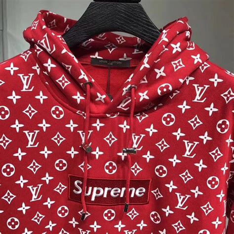 replica louis vuitton supreme hoodie